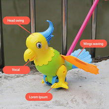 Load image into Gallery viewer, Large Hand Push Plane Tongue Out Blink Toy Plastic Animal Train Car Modeling Toddler Push Cart Parent Child Interactive Toy