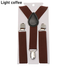 Load image into Gallery viewer, Suspenders For Children Boys Girls With Bow Tie Adjustable Elastic Straps Accessories For Wedding Ties For Babies Handsome