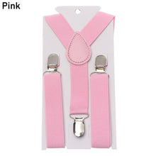 Load image into Gallery viewer, Suspenders For Children Boys Girls With Bow Tie Adjustable Elastic Straps Accessories For Wedding Ties For Babies Handsome