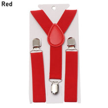 Load image into Gallery viewer, Suspenders For Children Boys Girls With Bow Tie Adjustable Elastic Straps Accessories For Wedding Ties For Babies Handsome