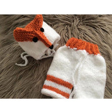 Load image into Gallery viewer, Newborn Baby Cute Crochet Knit Costume Prop Outfits Photo Photography Baby Hat Photo Props New born baby girls Cute Outfit 0-3M