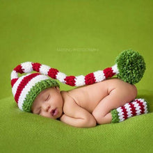 Load image into Gallery viewer, Newborn Baby Cute Crochet Knit Costume Prop Outfits Photo Photography Baby Hat Photo Props New born baby girls Cute Outfit 0-3M