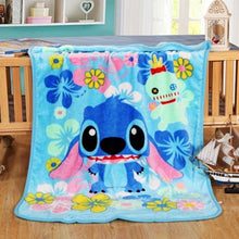 Load image into Gallery viewer, Disney Classic Cartoon Minnie Mickey Mouse Stitch Kids Children Blankets Throw 70x100cm Baby Pet Small Cobertor on Crib Plane