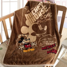 Load image into Gallery viewer, Disney Classic Cartoon Minnie Mickey Mouse Stitch Kids Children Blankets Throw 70x100cm Baby Pet Small Cobertor  on Crib Plane
