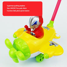Load image into Gallery viewer, Large Hand Push Plane Tongue Out Blink Toy Plastic Animal Train Car Modeling Toddler Push Cart Parent Child Interactive Toy
