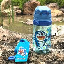 Load image into Gallery viewer, Eco-friendly Kids Drinking Cartoon Water Bottles BPA Free Tritan Straw Children Bottle Children Kettle Portable Sports Bottle
