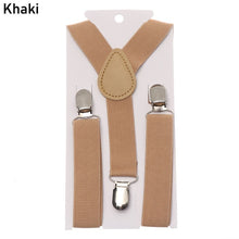 Load image into Gallery viewer, Suspenders For Children Boys Girls With Bow Tie Adjustable Elastic Straps Accessories For Wedding Ties For Babies Handsome
