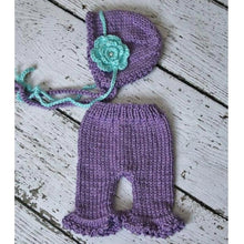 Load image into Gallery viewer, Newborn Baby Cute Crochet Knit Costume Prop Outfits Photo Photography Baby Hat Photo Props New born baby girls Cute Outfit 0-3M
