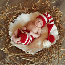 Load image into Gallery viewer, Newborn Baby Cute Crochet Knit Costume Prop Outfits Photo Photography Baby Hat Photo Props New born baby girls Cute Outfit 0-3M
