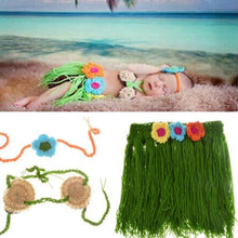 Load image into Gallery viewer, Newborn Baby Cute Crochet Knit Costume Prop Outfits Photo Photography Baby Hat Photo Props New born baby girls Cute Outfit 0-3M
