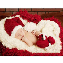 Load image into Gallery viewer, Newborn Baby Cute Crochet Knit Costume Prop Outfits Photo Photography Baby Hat Photo Props New born baby girls Cute Outfit 0-3M
