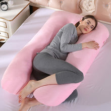 Load image into Gallery viewer, Maternity Pillow Pregnancy Pillow Pillows Pregnant Cushion Cushions Nursing Pillow For Sleeping 130*70CM 1750g Cotton Fuller
