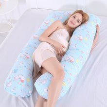 Load image into Gallery viewer, Maternity Pillow Pregnancy Pillow Pillows Pregnant Cushion Cushions Nursing Pillow For Sleeping 130*70CM 1750g Cotton Fuller

