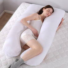 Load image into Gallery viewer, Maternity Pillow Pregnancy Pillow Pillows Pregnant Cushion Cushions Nursing Pillow For Sleeping 130*70CM 1750g Cotton Fuller
