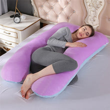 Load image into Gallery viewer, Maternity Pillow Pregnancy Pillow Pillows Pregnant Cushion Cushions Nursing Pillow For Sleeping 130*70CM 1750g Cotton Fuller
