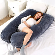 Load image into Gallery viewer, Maternity Pillow Pregnancy Pillow Pillows Pregnant Cushion Cushions Nursing Pillow For Sleeping 130*70CM 1750g Cotton Fuller
